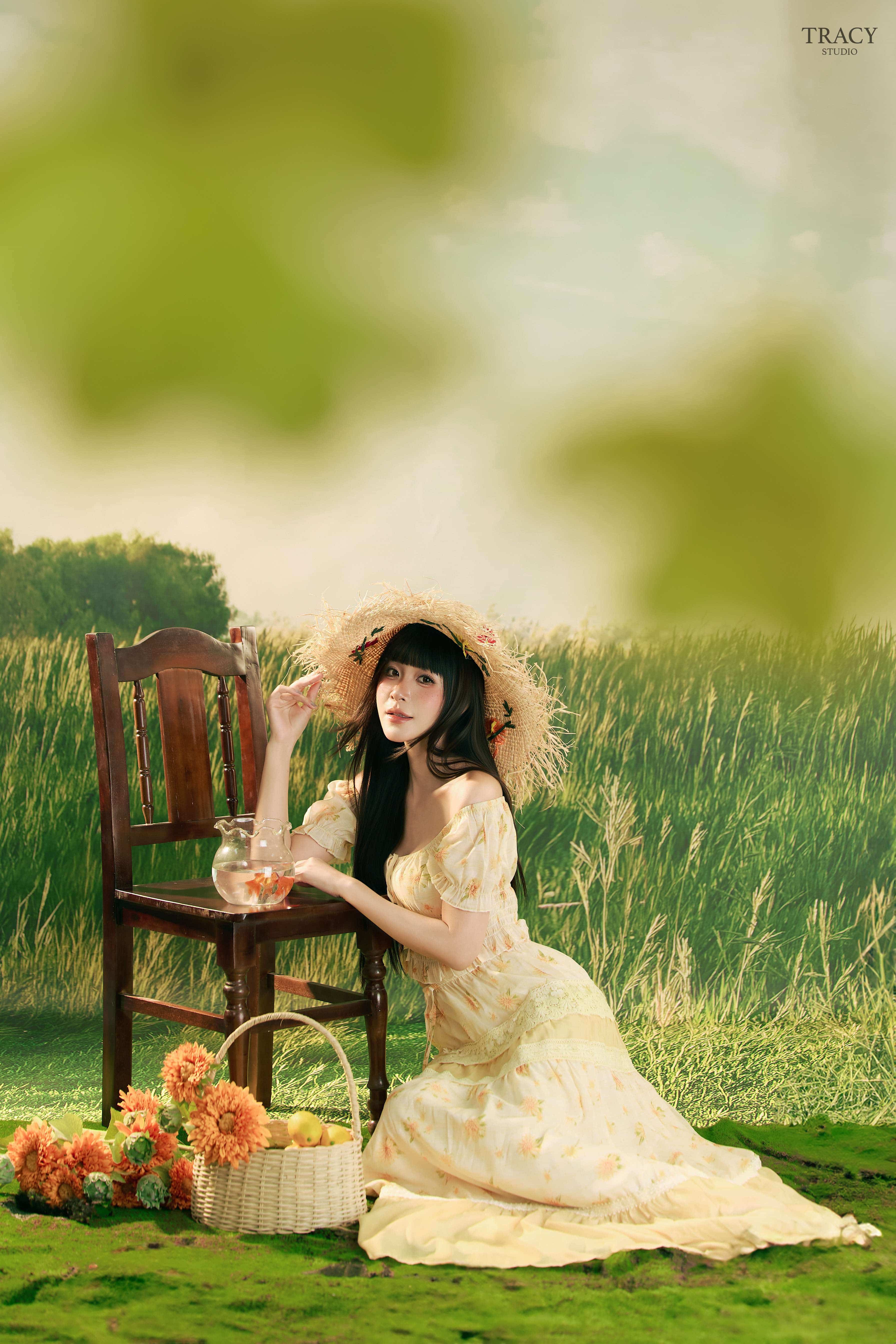 tracy studio chụp concept diễn viên trang emma